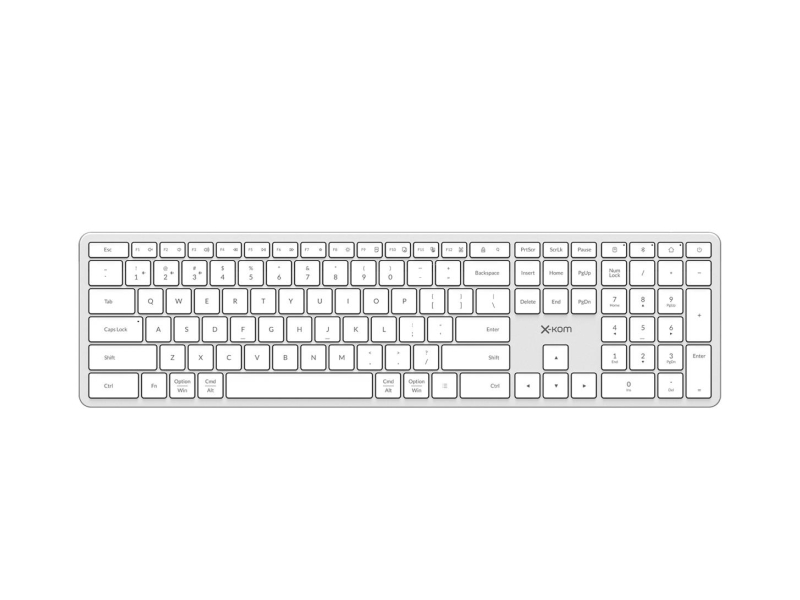 x-kom Alu Keys White